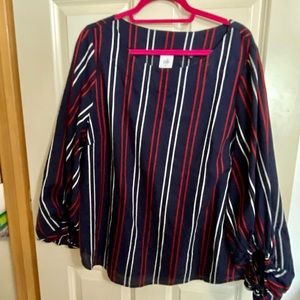 CAbi puff sleeve top.